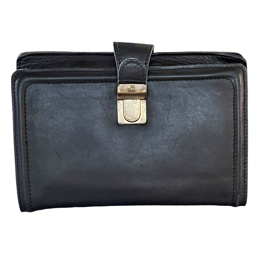 CaGi Vintage Black Leather Men's Bag Wrist Clutch Man Bag Gentleman's Bag - Picture 7 of 16